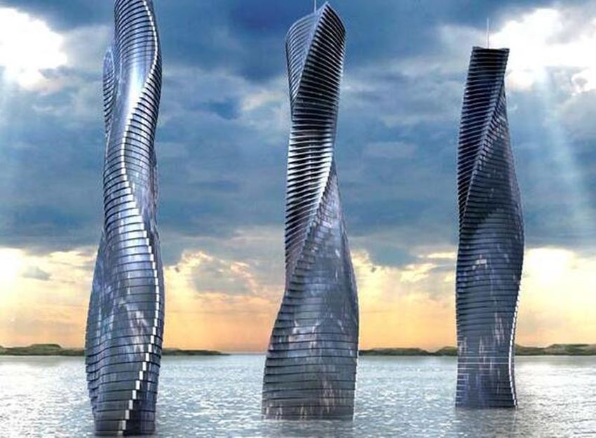 Da Vinci Rotating Tower in Dubai